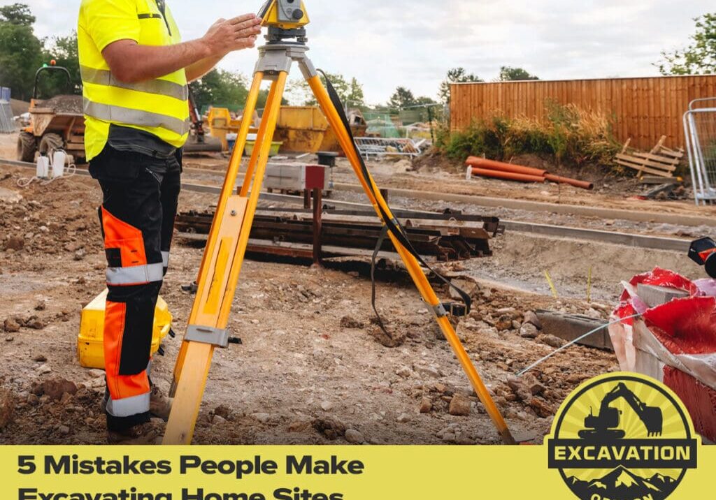 5 Mistakes People Make Excavating Home Sites
