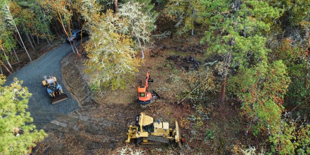 Forest Access Road Excavation and Construction